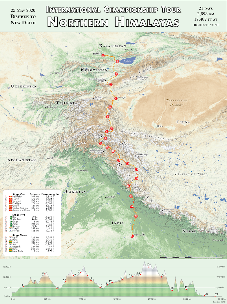 Terrain map